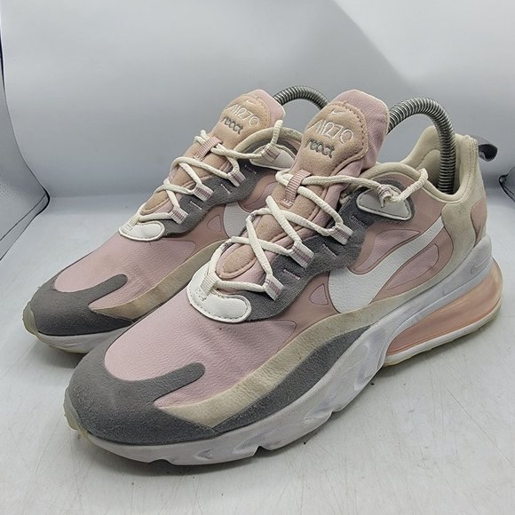 Nike Air Max 270 React Womens 7.5 Plum Chalk White Pink Women Shoes CI3899-500 - Picture 4 of 13